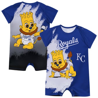 Infant Outerstuff  Blue Kansas City Royals Baby Mascot Bodysuit