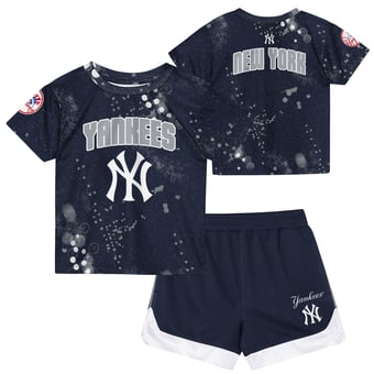 Toddler Outerstuff Navy New York Yankees Pinch Hitter T-Shirt & Shorts Set