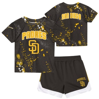 Toddler Outerstuff  Brown San Diego Padres Pinch Hitter T-Shirt & Shorts Set
