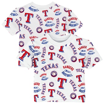 Toddler Outerstuff  White Texas Rangers Run Down T-Shirt