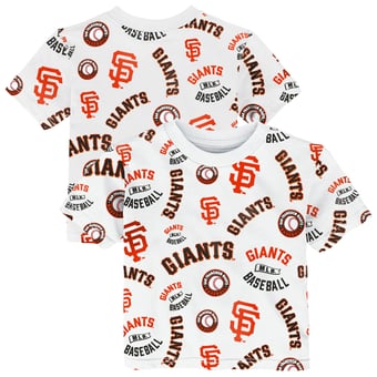 Toddler Outerstuff  White San Francisco Giants Run Down T-Shirt