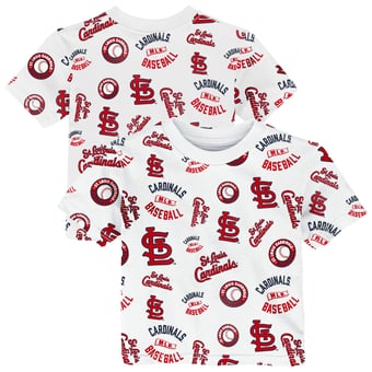 Toddler Outerstuff  White St. Louis Cardinals Run Down T-Shirt