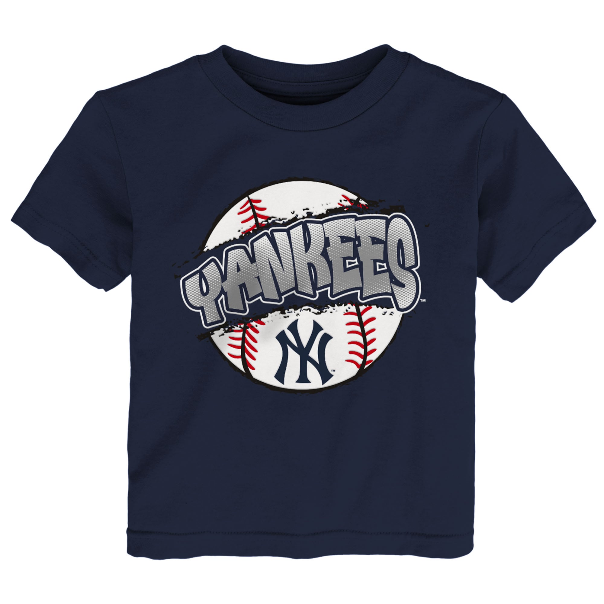 Toddler Outerstuff  Navy New York Yankees Split Ball T-Shirt