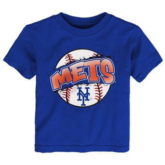Toddler Outerstuff  Royal New York Mets Split Ball T-Shirt