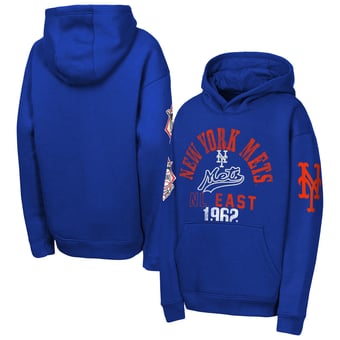 Youth Outerstuff  Royal New York Mets Premium Sweep Fleece Hoodie