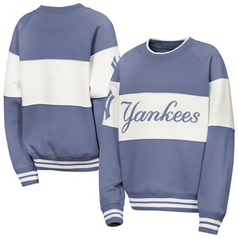 Youth Outerstuff  Blue New York Yankees Ultimate Pastels On Base Sweatshirt