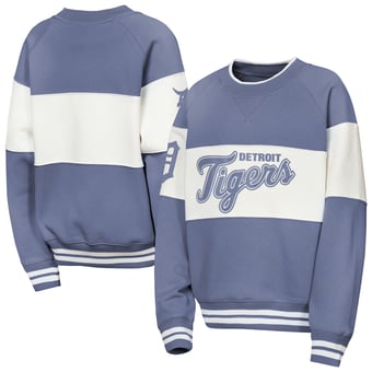 Youth Outerstuff  Blue Detroit Tigers Ultimate Pastels On Base Sweatshirt