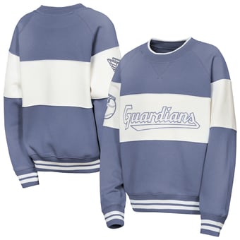 Youth Outerstuff  Blue Cleveland Guardians Ultimate Pastels On Base Sweatshirt