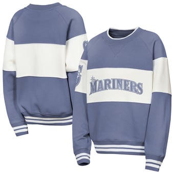 Youth Outerstuff  Blue Seattle Mariners Ultimate Pastels On Base Sweatshirt
