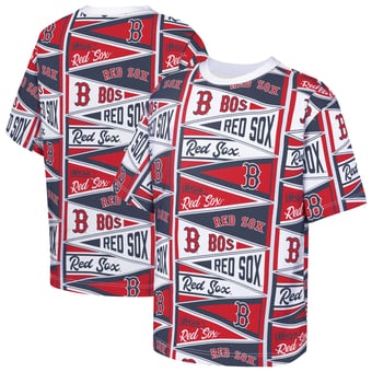 Youth Outerstuff  Red Boston Red Sox All-Over Pennant T-Shirt