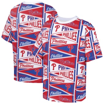 Youth Outerstuff  Red Philadelphia Phillies All-Over Pennant T-Shirt