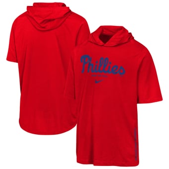 Youth Nike  Red Philadelphia Phillies Dri-FIT Hooded T-Shirt