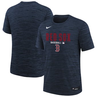Youth Nike Navy Boston Red Sox Authentic Collection Velocity Dri-FIT T-Shirt