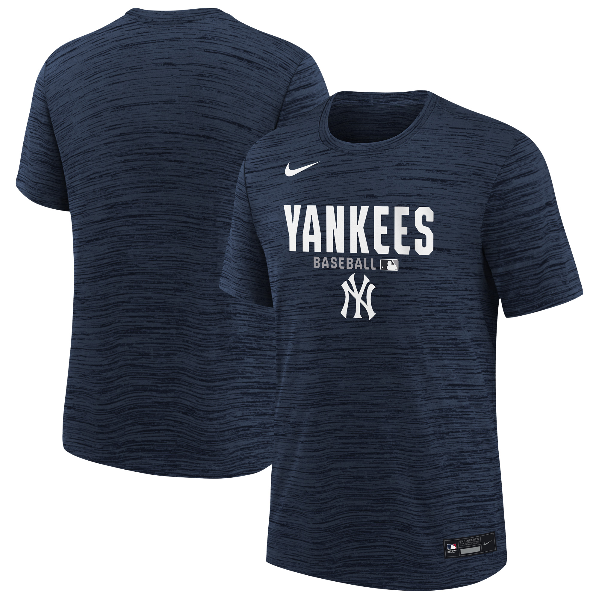 Youth Nike Navy New York Yankees Authentic Collection Velocity Dri-FIT T-Shirt