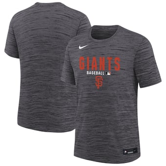 Youth Nike Black San Francisco Giants Authentic Collection Velocity Dri-FIT T-Shirt