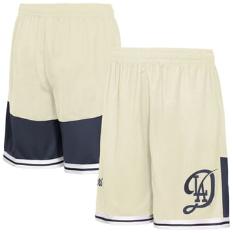 Youth Outerstuff  Cream Los Angeles Dodgers City Crew Fashion Shorts