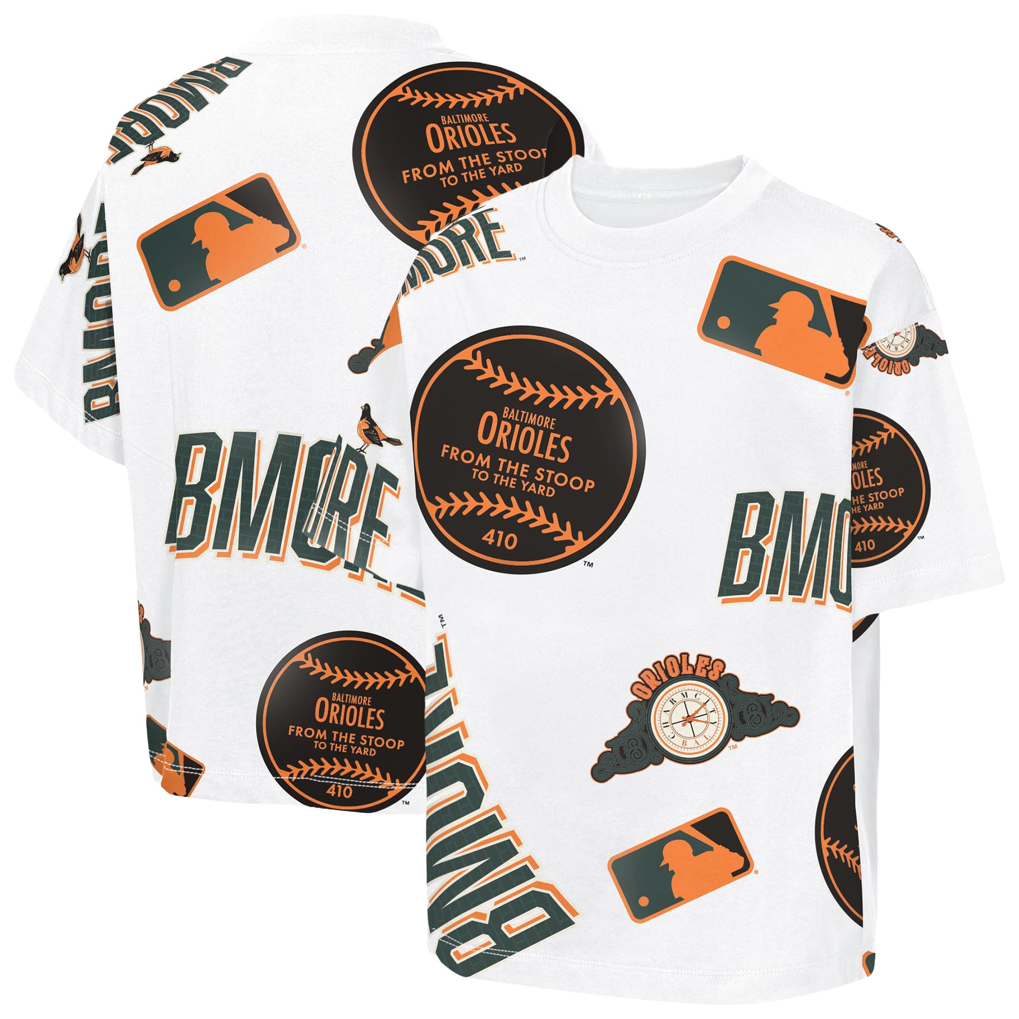 Youth Outerstuff  White Baltimore Orioles 2026 City Connect Circus Catch T-Shirt