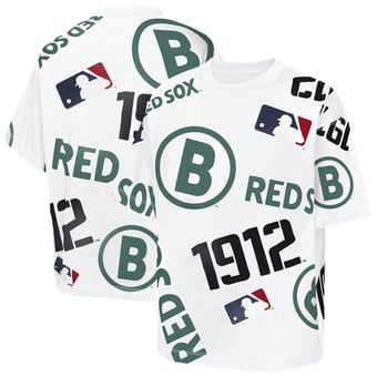 Youth Outerstuff  White Boston Red Sox Circus Catch T-Shirt