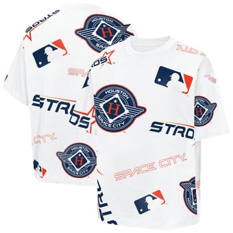Youth Outerstuff  White Houston Astros Circus Catch T-Shirt