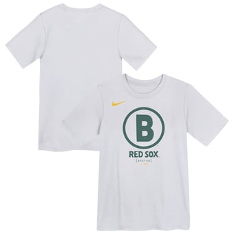 Preschool Nike White Boston Red Sox City Connect Logo T-Shirt