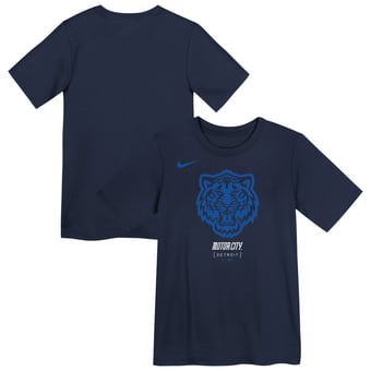 Preschool Nike Navy Detroit Tigers City Connect Logo T-Shirt