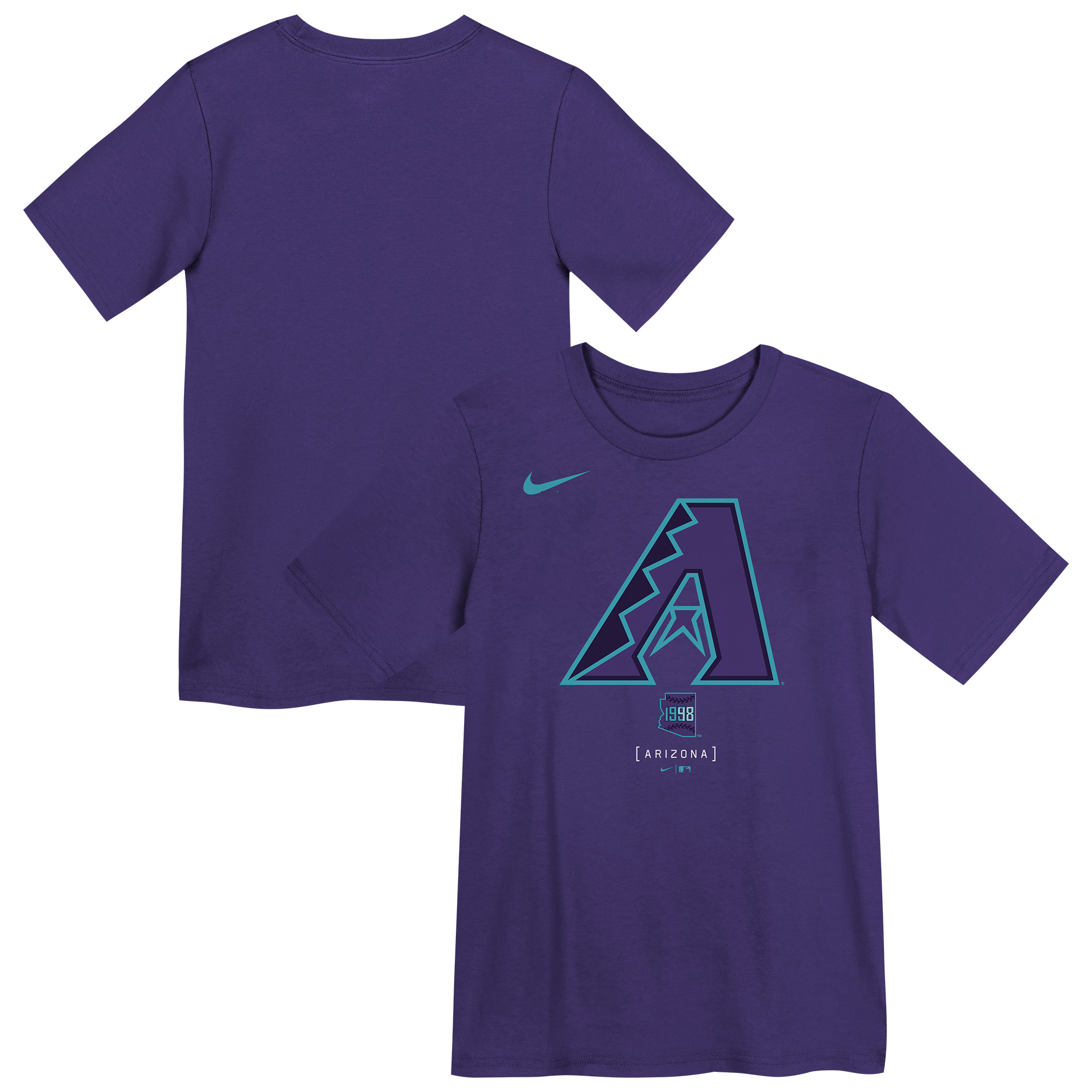 Preschool Nike Purple Arizona Diamondbacks City Connect Logo T-Shirt