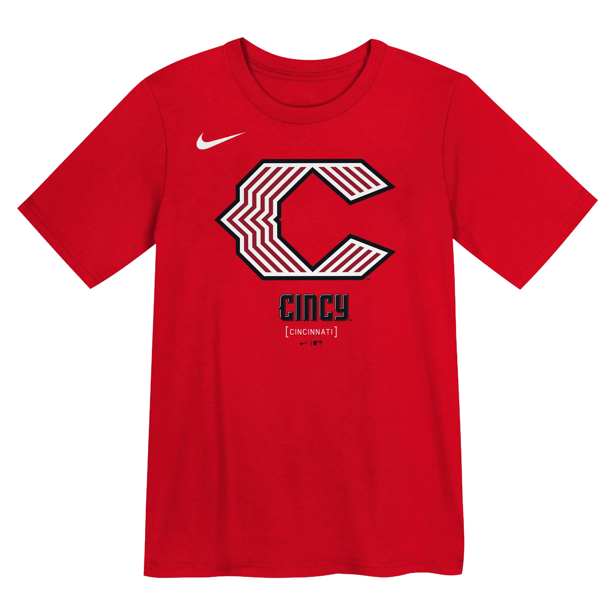 Preschool Nike Red Cincinnati Reds 2026 City Connect Logo T-Shirt
