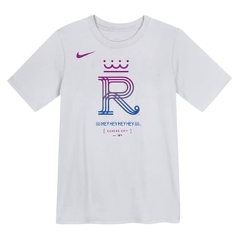 Preschool Nike White Kansas City Royals 2026 City Connect Logo T-Shirt