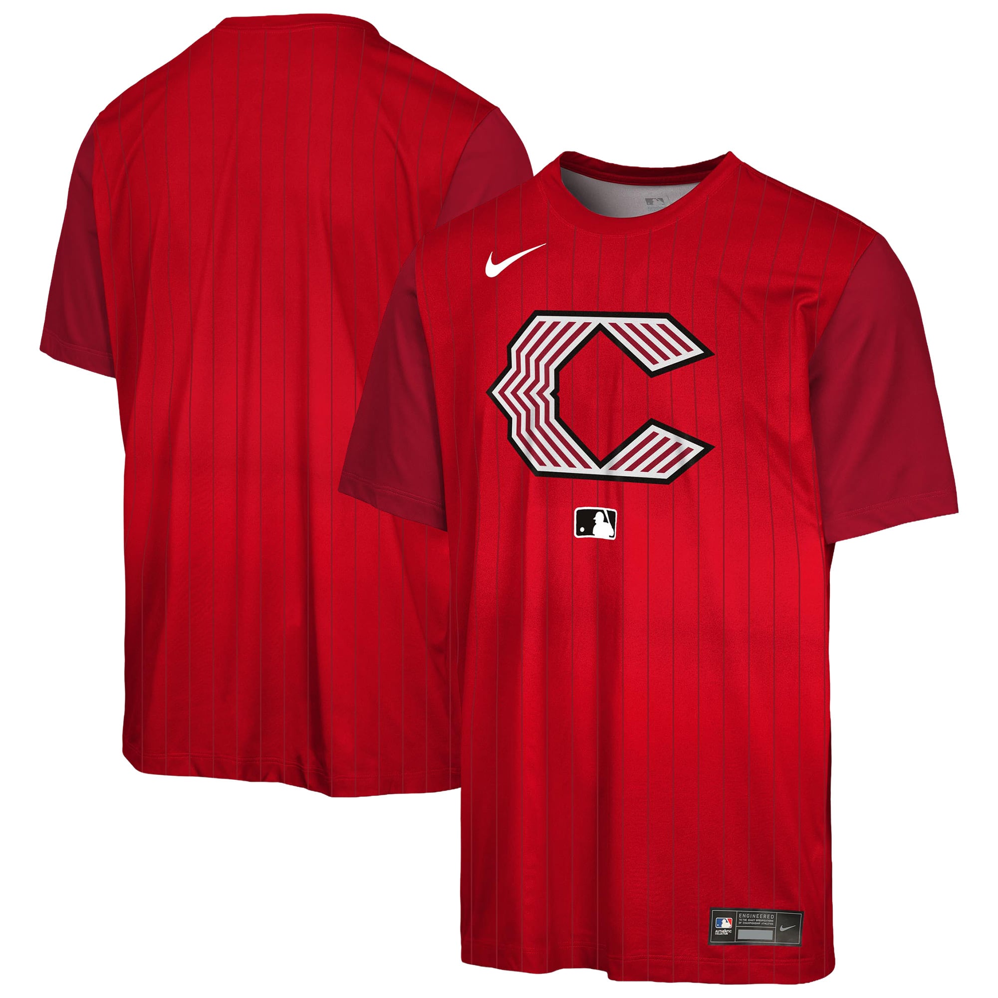 Youth Nike  Red Cincinnati Reds 2026 City Connect Authentic Collection Velocity Dri-FIT T-Shirt
