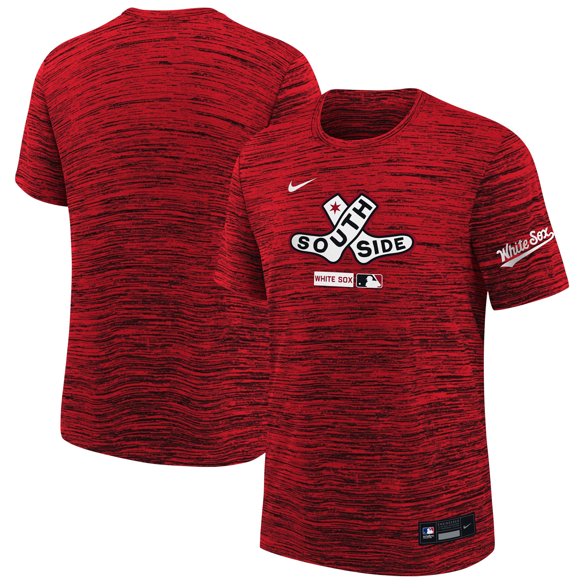Youth Nike Red Chicago White Sox City Connect Authentic Collection Velocity Dri-FIT T-Shirt