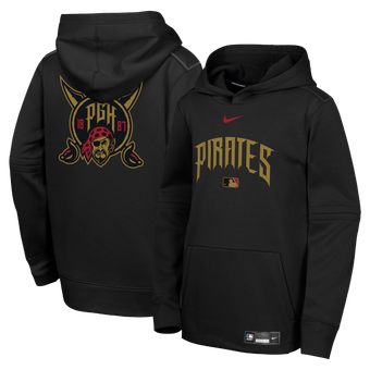 Youth Nike Black Pittsburgh Pirates 2026 City Connect Authentic Collection Therma-FIT Hoodie