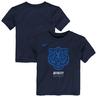 Toddler Nike Navy Detroit Tigers City Connect Logo T-Shirt