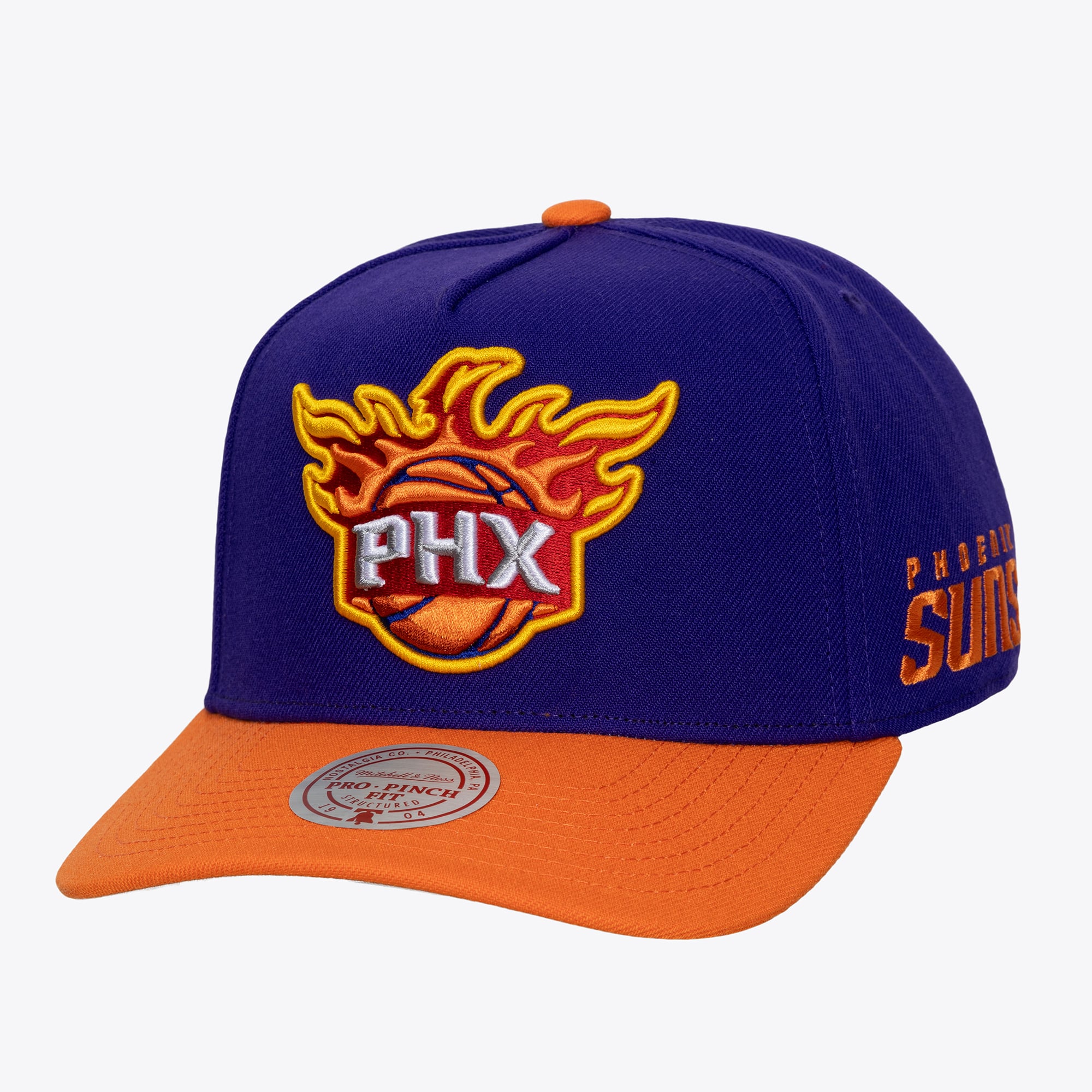 Men's Mitchell & Ness  Purple Phoenix Suns Hardwood Classics Legendary Away Pro-Pinch Adjustable Hat