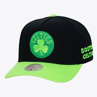 Men's Mitchell & Ness  Black Boston Celtics Hardwood Classics Legendary Away Pro-Pinch Adjustable Hat