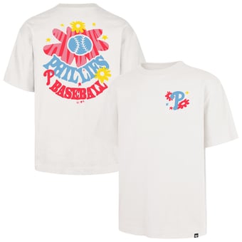 Men's '47 Cream Philadelphia Phillies Flora Foundation T-Shirt