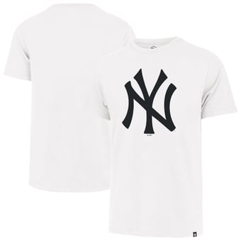 Men's '47  White New York Yankees Imprint Franklin T-Shirt