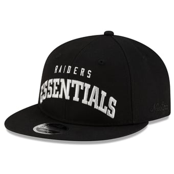 Men's New Era x Fear of God x NFL Black Las Vegas Raiders 9FIFTY Snapback Hat