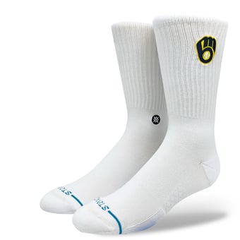 Unisex Stance Milwaukee Brewers Crested Knit Crew Socks