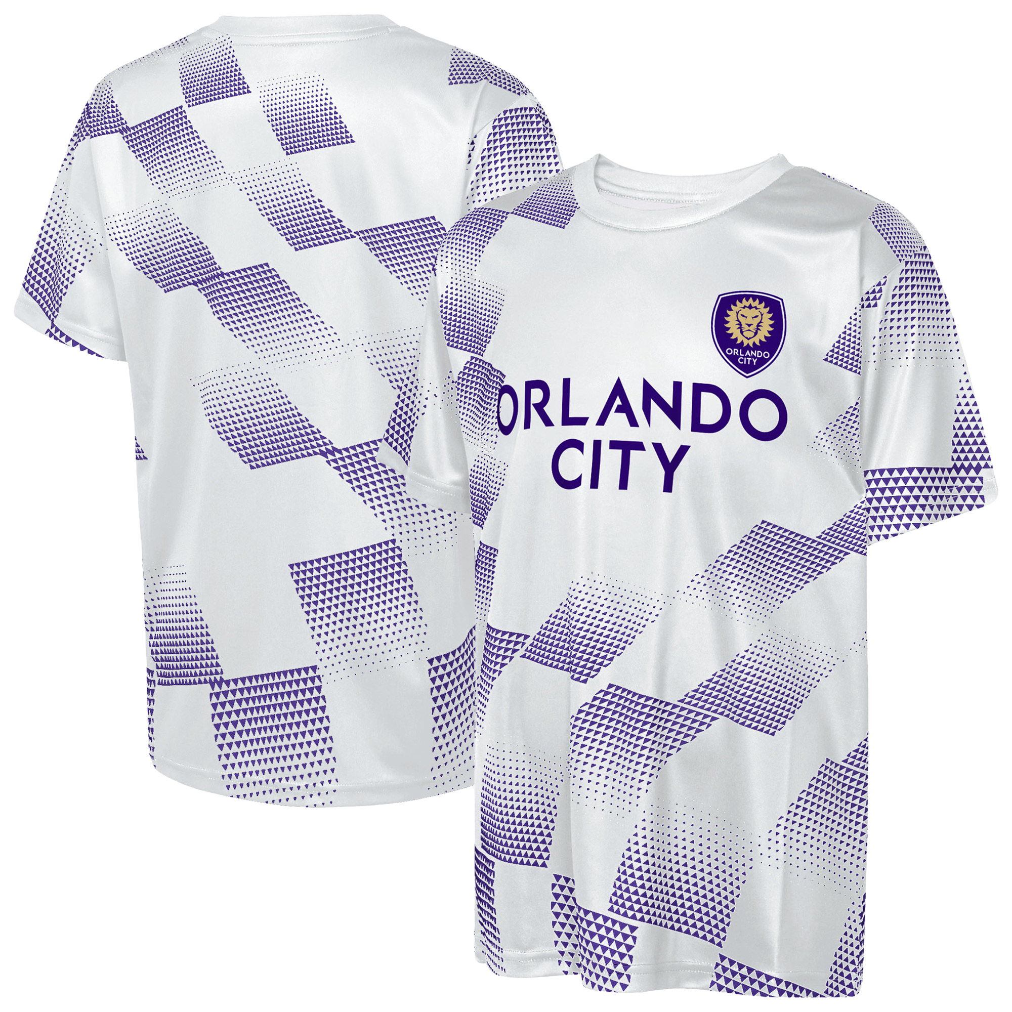 Youth Outerstuff White Orlando City SC Sheer Thrill T-Shirt Youth Outerstuff White Orlando City SC Sheer Thrill T-Shirt