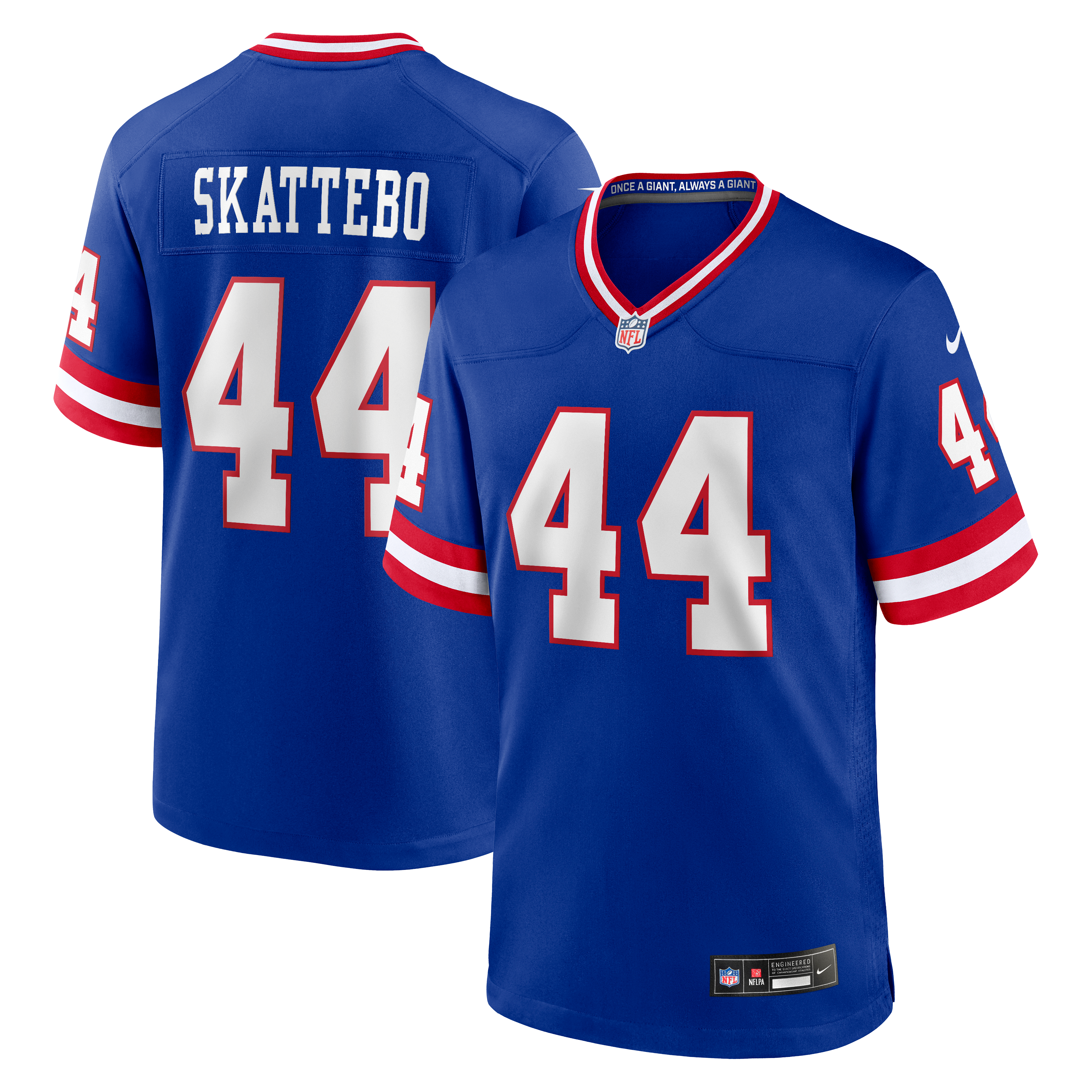Men’s Nike Cam Skattebo Royal New York Giants Alternate 2 Legacy Game Jersey Men’s Nike Cam Skattebo Royal New York Giants Alternate 2 Legacy Game Jersey