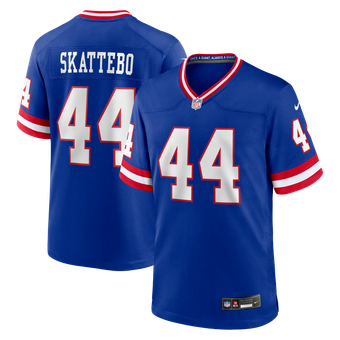 Men's Nike Cam Skattebo Royal New York Giants Alternate 2 Legacy Game Jersey