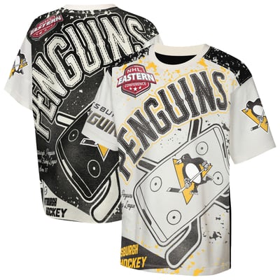 Youth Outerstuff  Cream Pittsburgh Penguins Top Player T-Shirt
