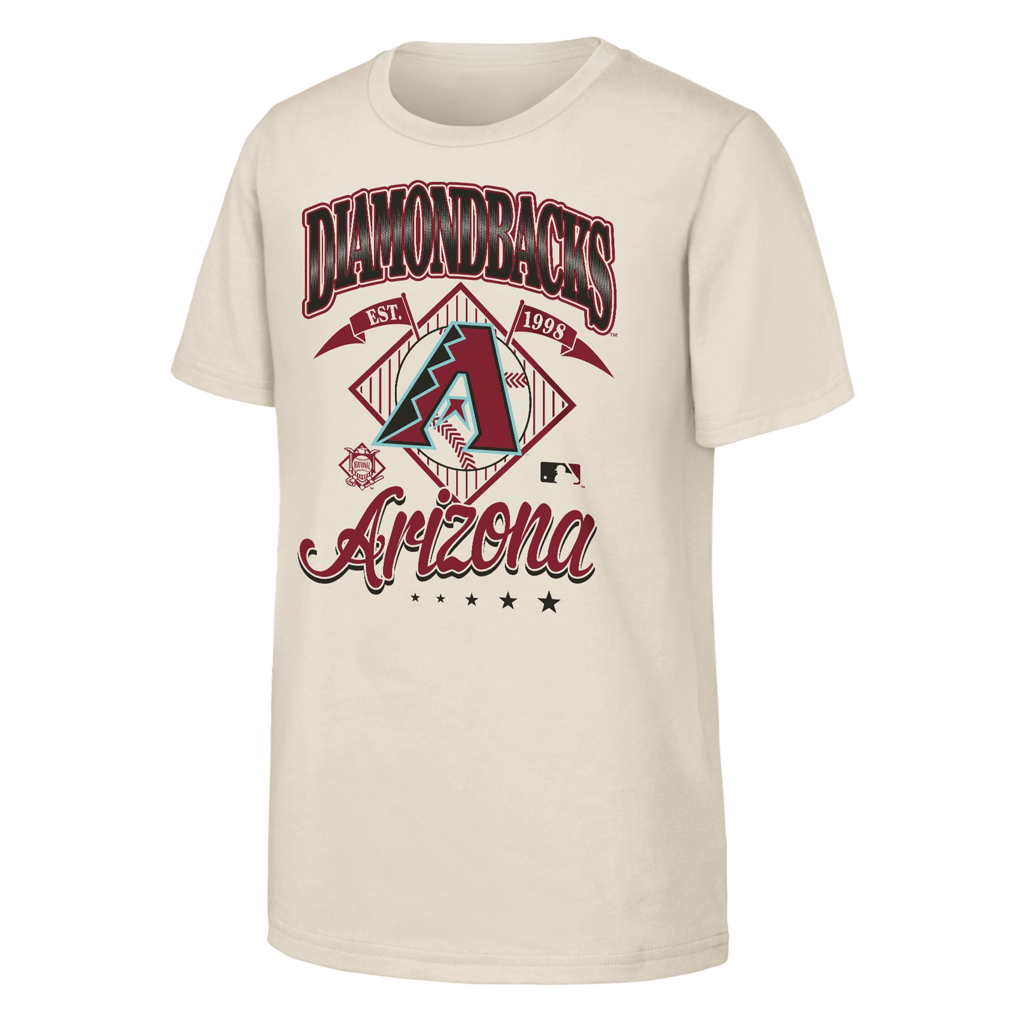 Youth Outerstuff Natural Arizona Diamondbacks Triple Hit T-Shirt