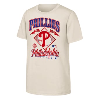 Youth Outerstuff  Natural Philadelphia Phillies Triple Hit T-Shirt