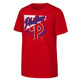 Youth Outerstuff  Red Philadelphia Phillies Prime Plate T-Shirt