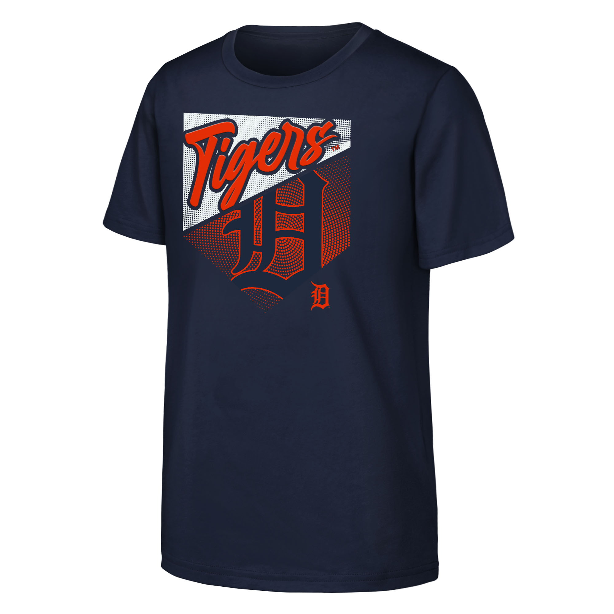 Youth Outerstuff  Navy Detroit Tigers Prime Plate T-Shirt