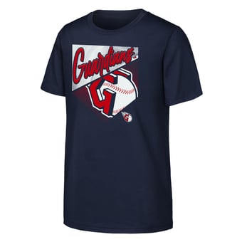 Youth Outerstuff  Navy Cleveland Guardians Prime Plate T-Shirt