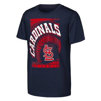 Youth Outerstuff  Navy St. Louis Cardinals Speed Pitch T-Shirt