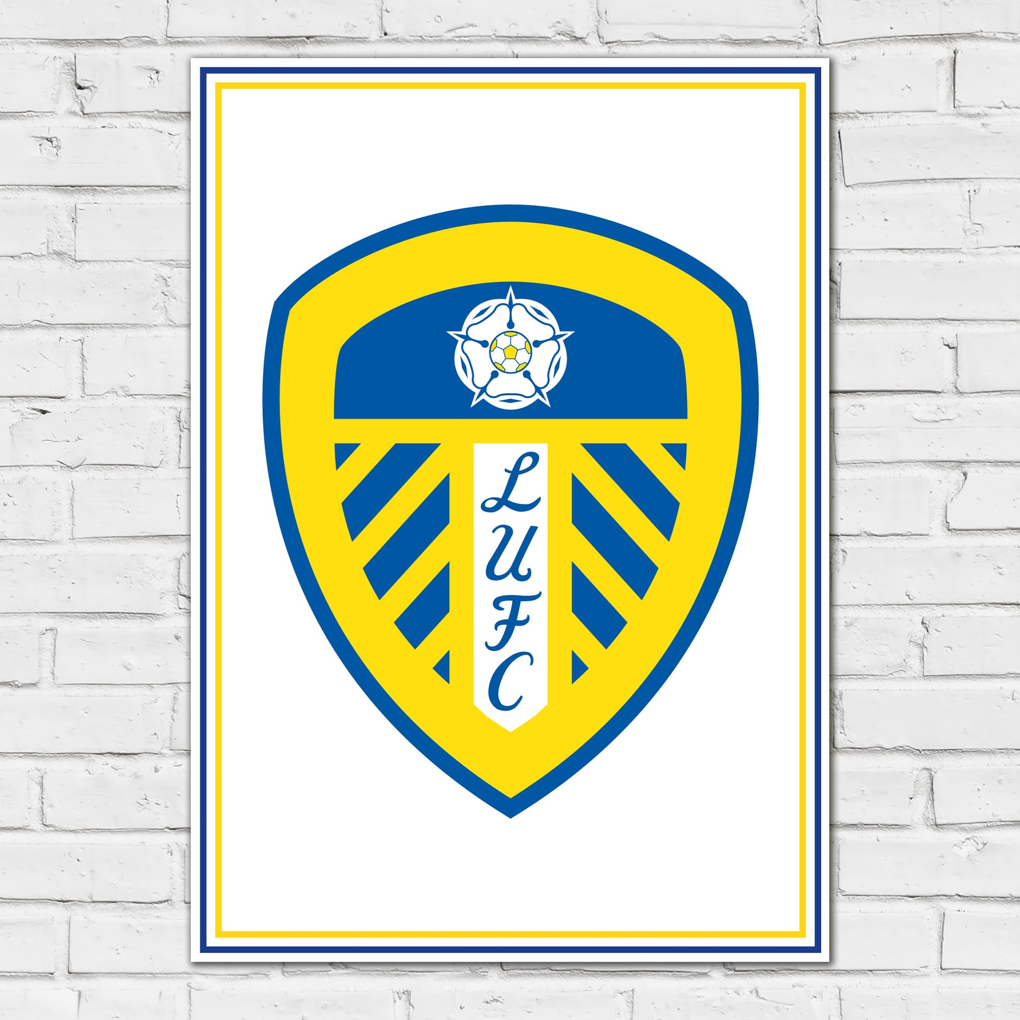 Leeds United Crest Print - A2