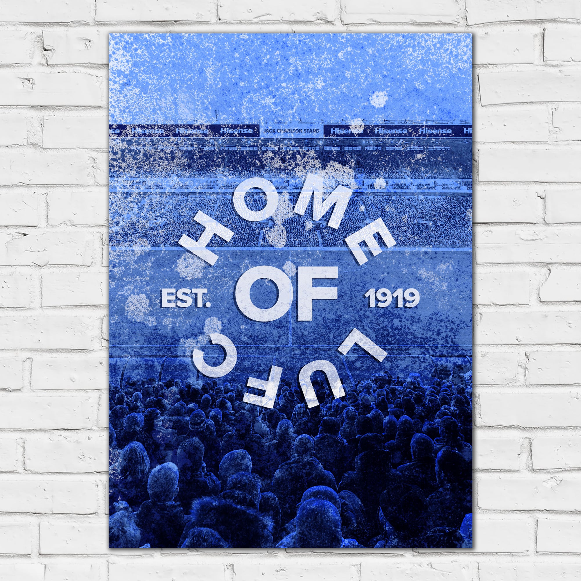 Leeds United Home of LUFC Print - A3